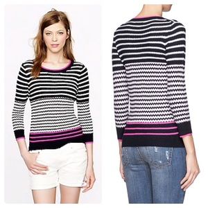 J. Crew Merino Wool Tippi Sweater in Mixed Stitch